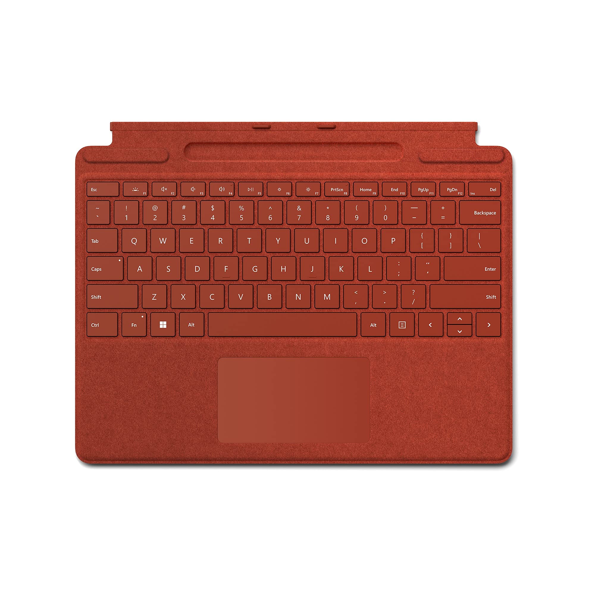 Teclado Microsoft Surface Pro Signature Poppy Rojo - Venta Internacional.