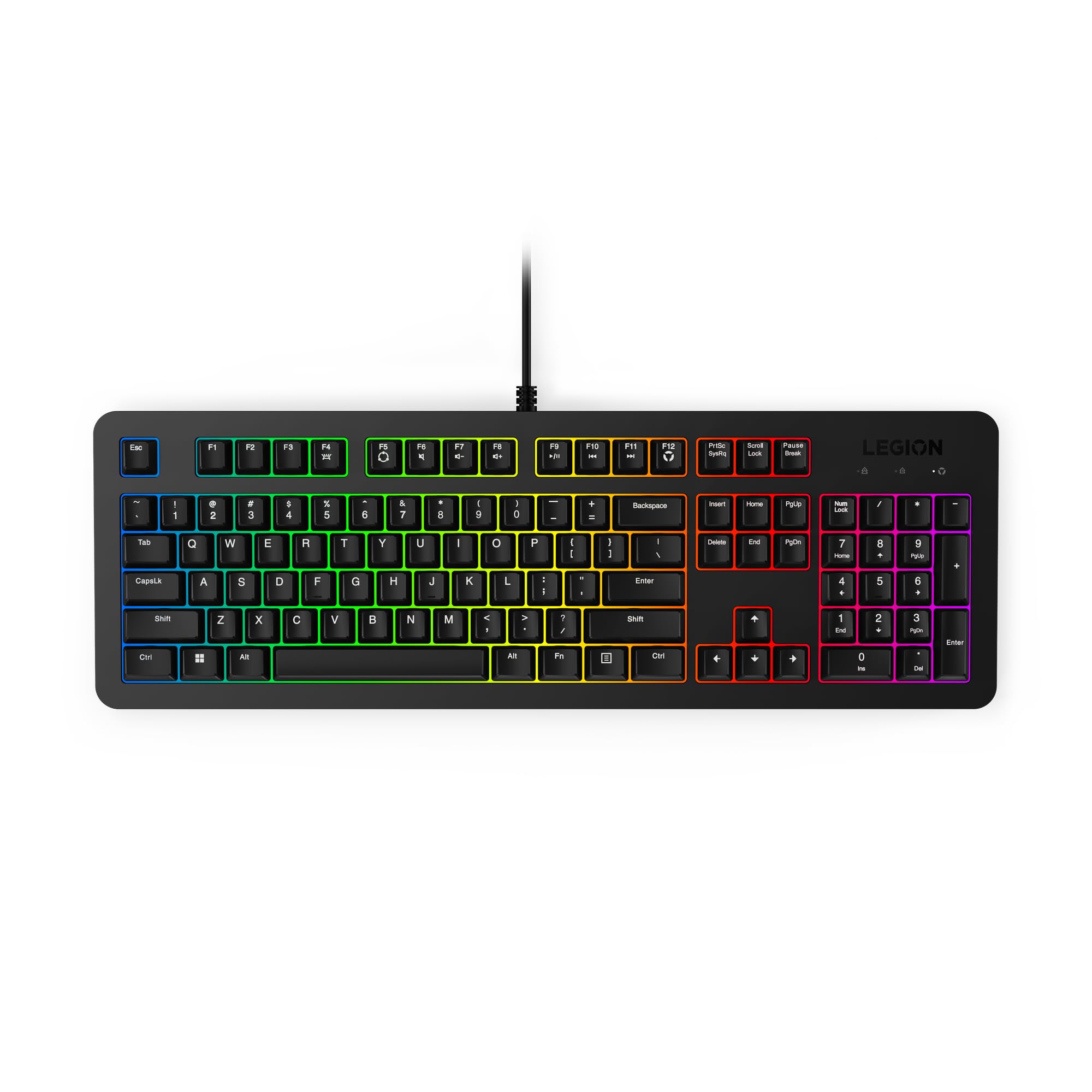 Foto 1 | Teclado para Juegos Lenovo Legion K310 RGB con Cable Resistente al Agua - Venta Internacional