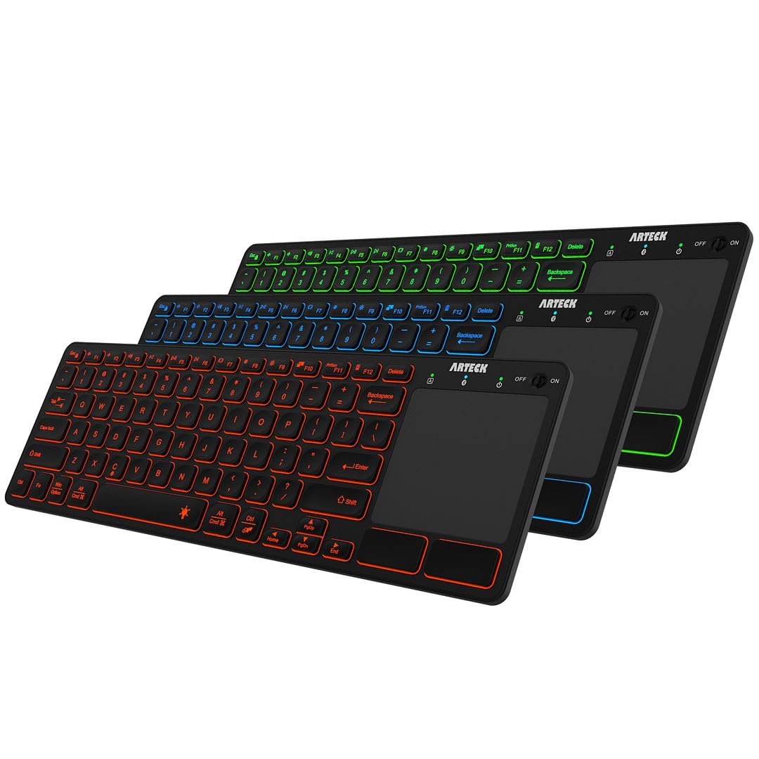 Foto 2 pulgar | Teclado Bluetooth Touch Tv Arteck Con Retroiluminación Universal - Venta Internacional.