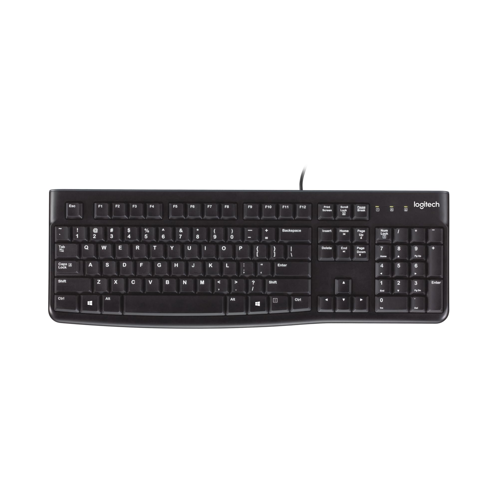 Foto 2 pulgar | Teclado Logitech K120 con Cable Negro - Venta Internacional