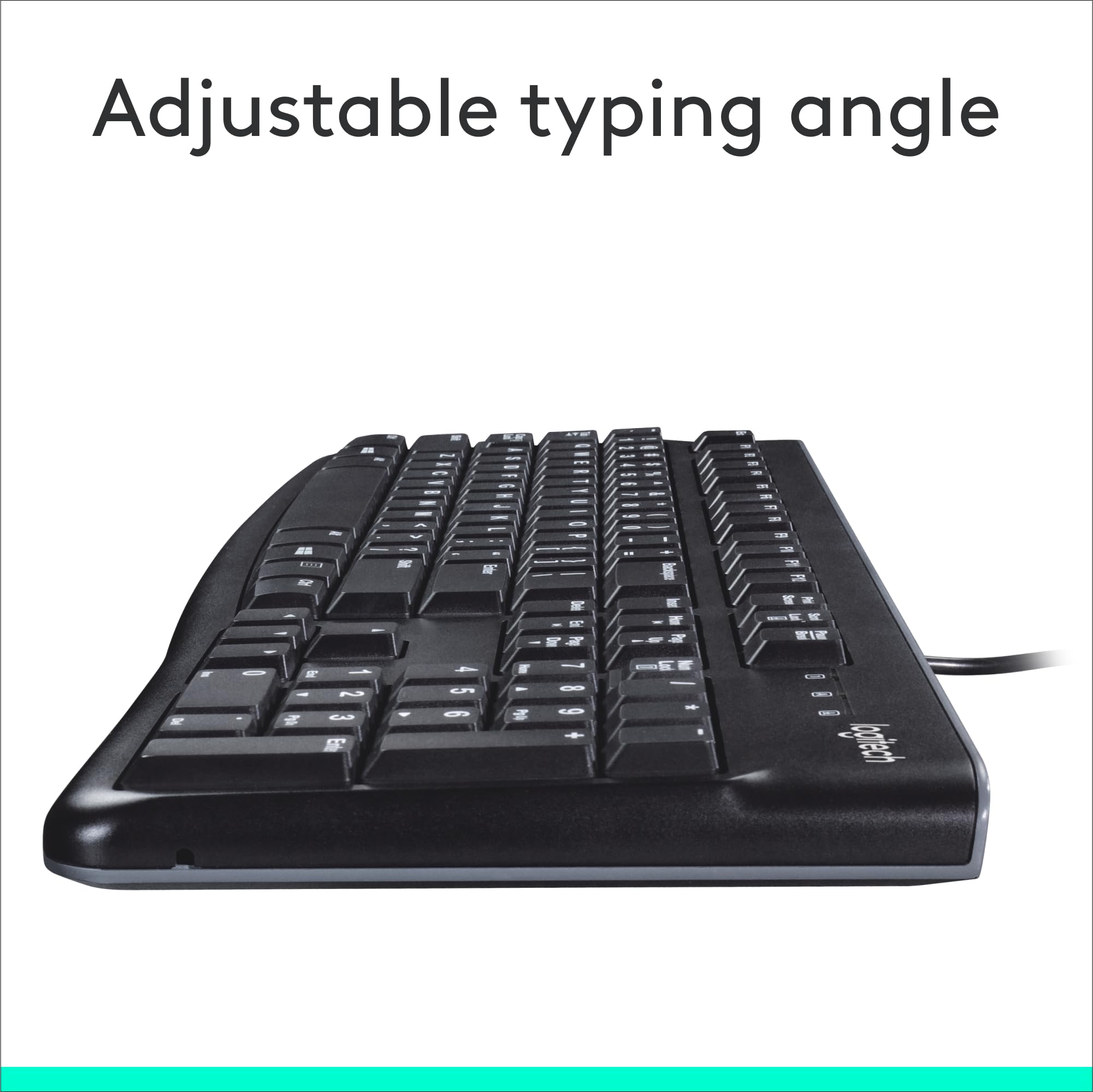 Foto 7 pulgar | Teclado Logitech K120 con Cable Negro - Venta Internacional