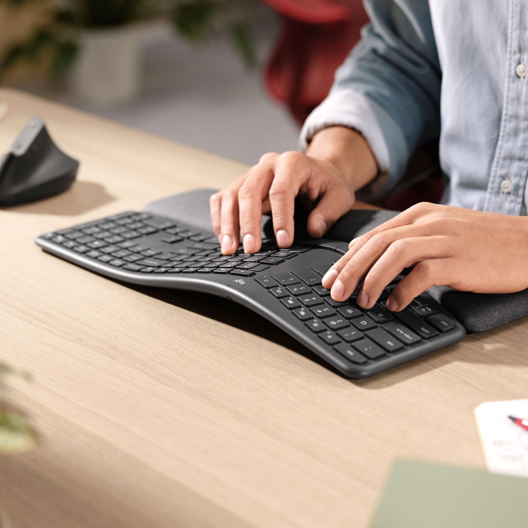 Foto 3 pulgar | Teclado Inalámbrico Logitech Ergo K860 Split Graphite - Venta Internacional.