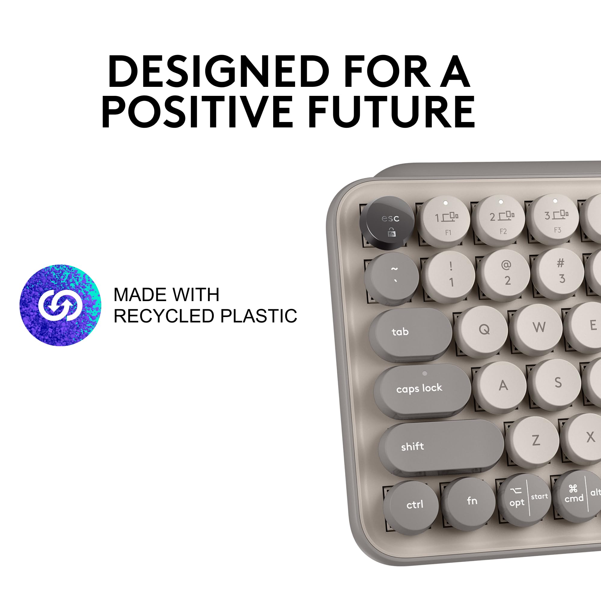Foto 5 | Teclado Logitech Pop Keys Mecánico Inalámbrico Emoji Personalizado - Venta Internacional.