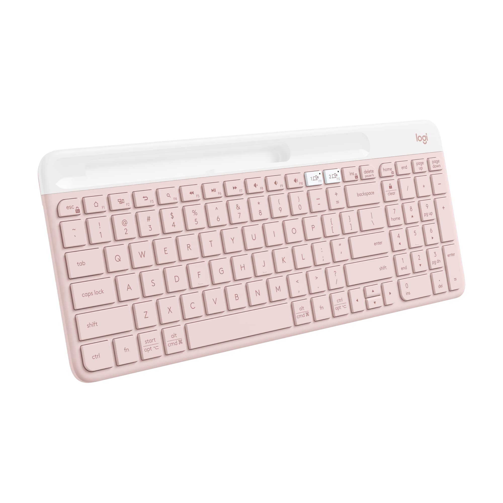 Foto 2 pulgar | Teclado Logitech K585, Multidispositivo, Delgado, Inalámbrico, Rosa - Venta Internacional.