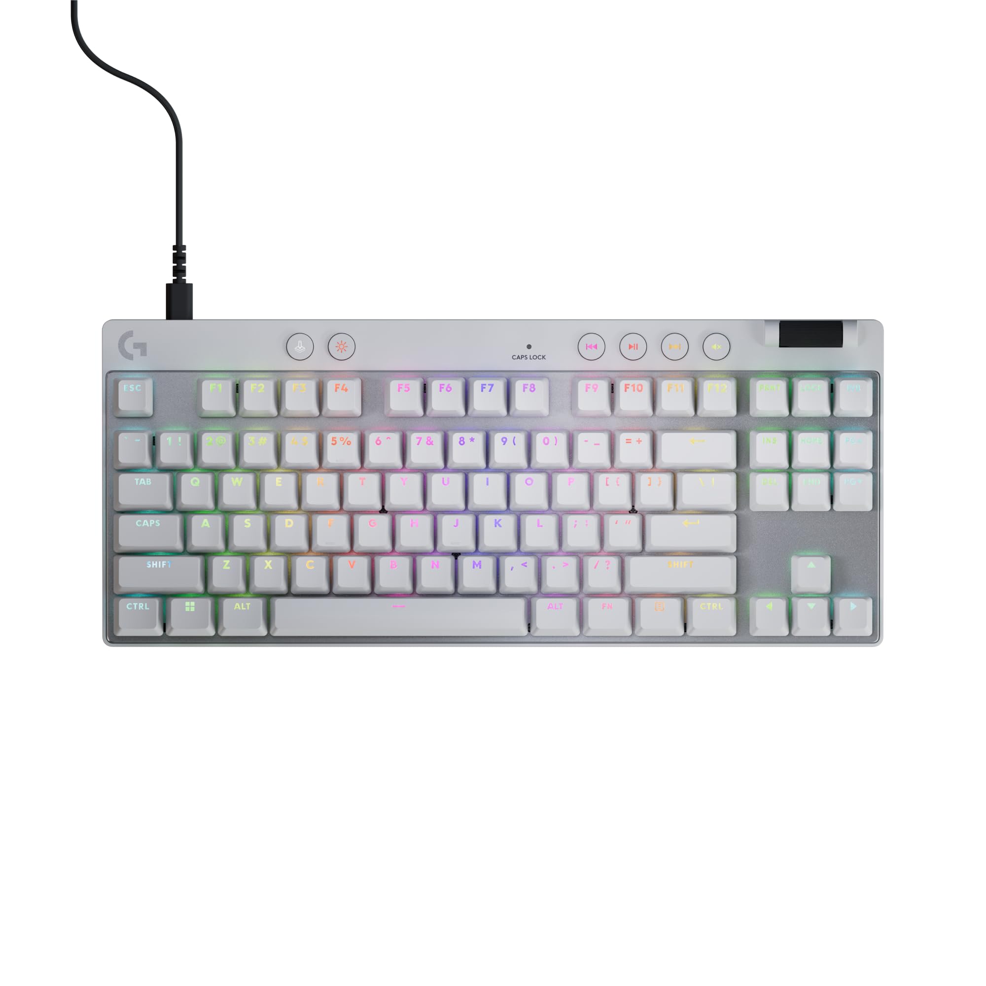 Foto 1 | Teclado Gaming Logitech G Pro X Tkl Blanco-Venta Internacional