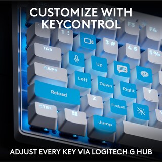 Foto 5 | Teclado Gaming Logitech G Pro X Tkl Blanco-Venta Internacional