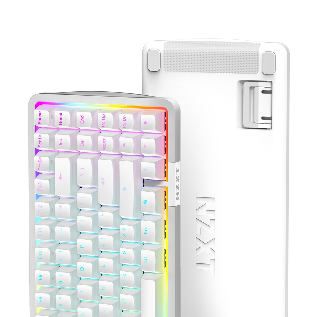 Foto 5 | Teclado Nzxt Function Elite Minitkl Blanco Switch Magnetico Rgb 75% Kb-101nw-us