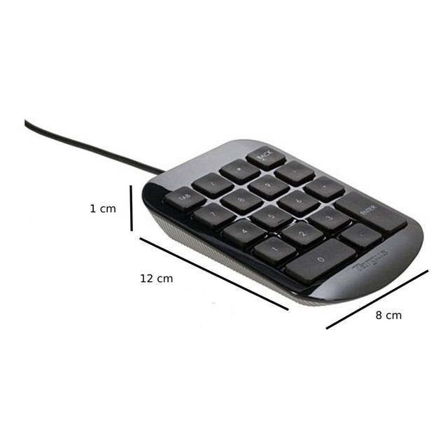 Foto 4 | Teclado numérico targus Akp10us Alámbrico Usb Negro