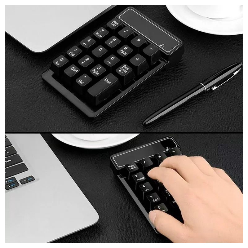 Foto 4 pulgar | Teclado Numérico Inalámbrico Semimecánico Impermeable De 2,4 Ghz - Venta Internacional.