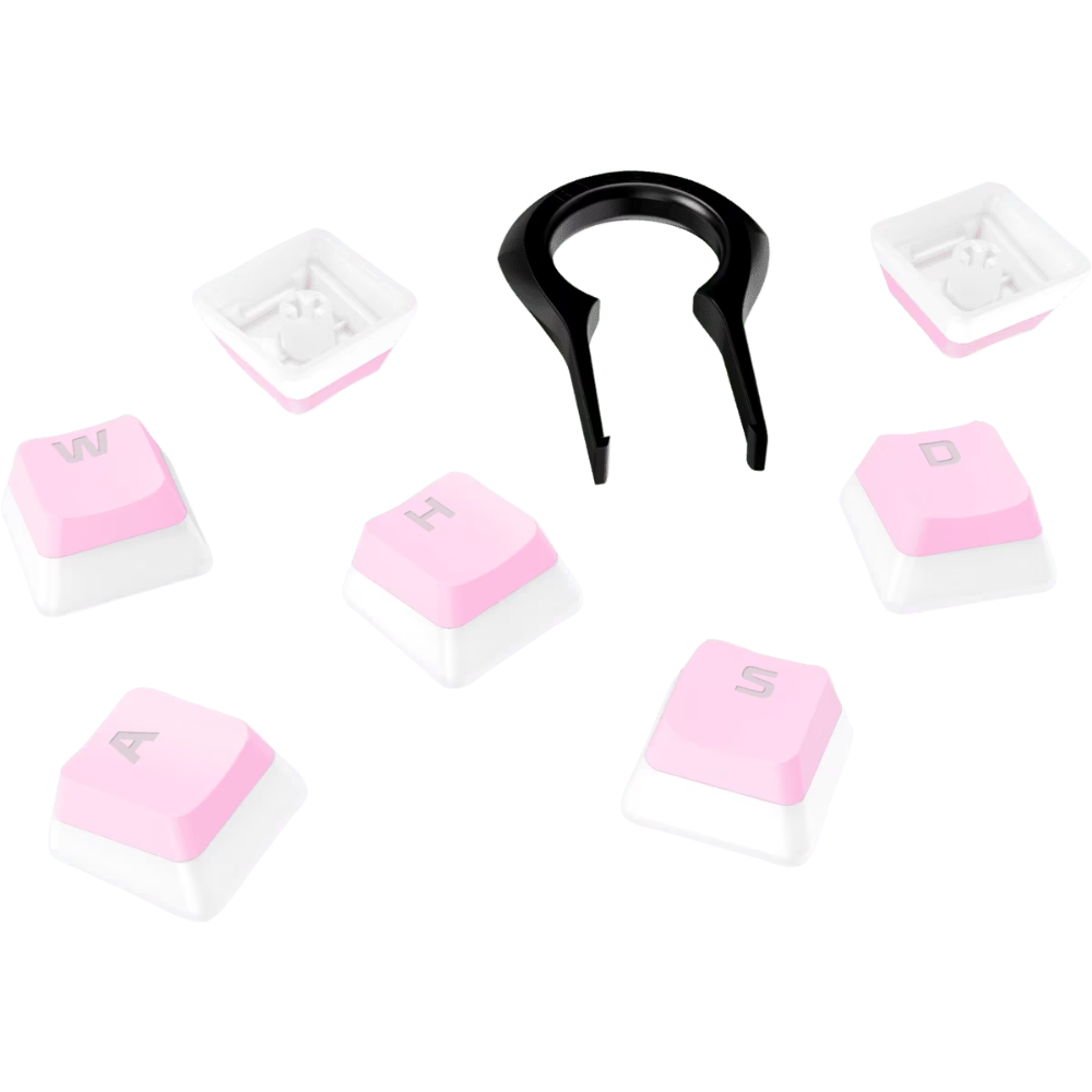 Foto 3 pulgar | Teclas Hp Para Revestimiento Hyperx Pudding Abs Rosa