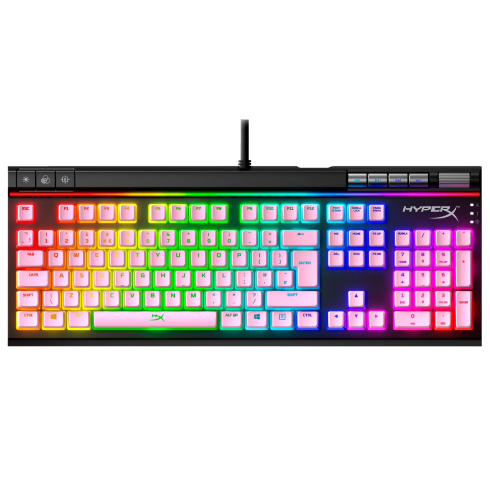 Foto 5 pulgar | Teclas Hp Para Revestimiento Hyperx Pudding Abs Rosa
