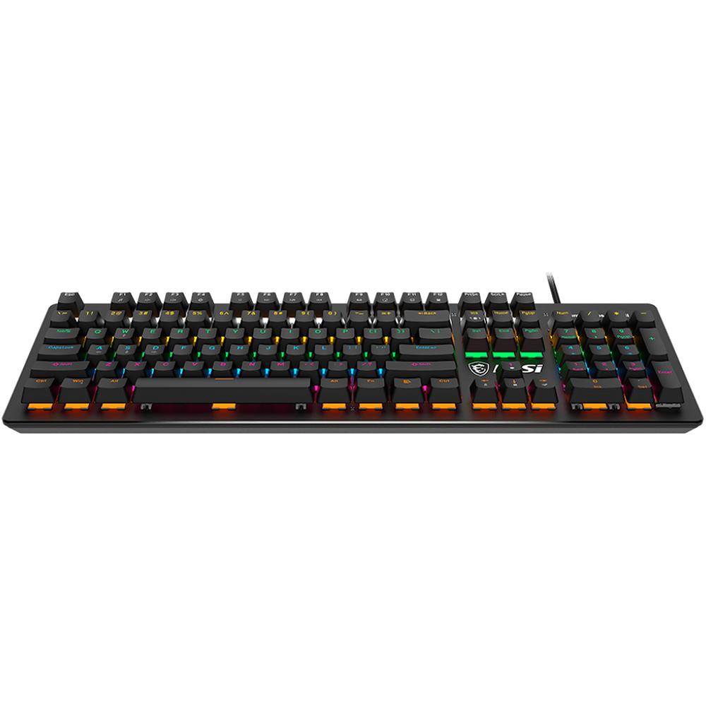 Foto 4 | Teclado Gamer Msi Forge Gk300 Blue Es Rgb Usb Switch Azul Mecanico Negro