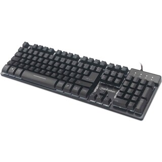 Foto 2 | Teclado Manhattan Gaming Retroiluminado Led Alambrico Usb 178457