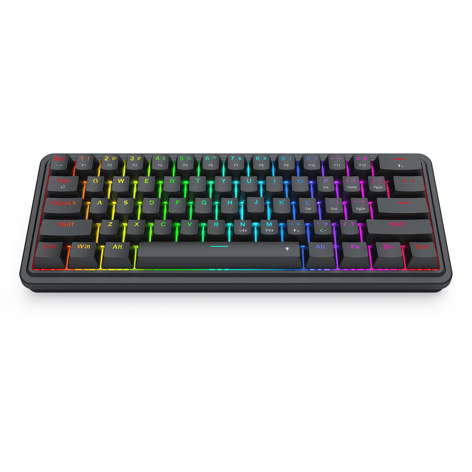 Foto 6 | Teclado Gaming Redragon K722 60% Cableado Junta Rgb 61 Teclas - Venta Internacional.