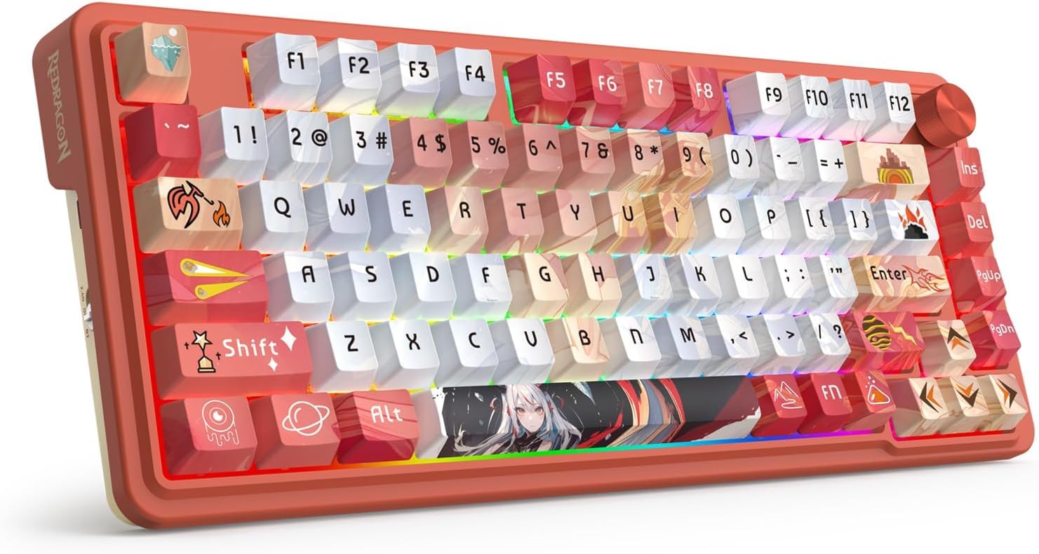 Foto 5 pulgar | Teclado Para Juegos Redragon K673 Pro Se 75% 81 Teclas Inalámbrico - Venta Internacional.
