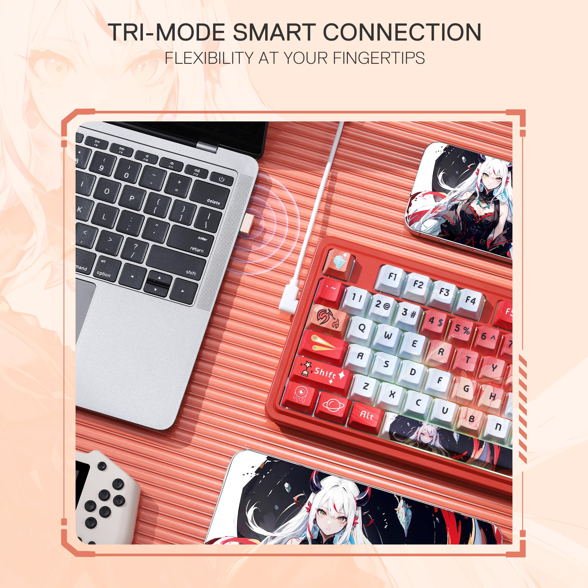Foto 8 pulgar | Teclado Para Juegos Redragon K673 Pro Se 75% 81 Teclas Inalámbrico - Venta Internacional.