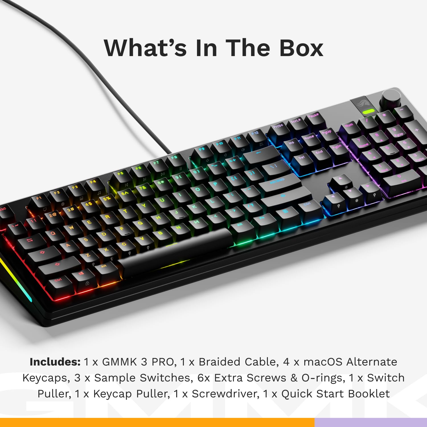 Foto 7 | Teclado Glorious Gaming Gmmk 3 Pro De Tamaño Completo 100% Negro - Venta Internacional.