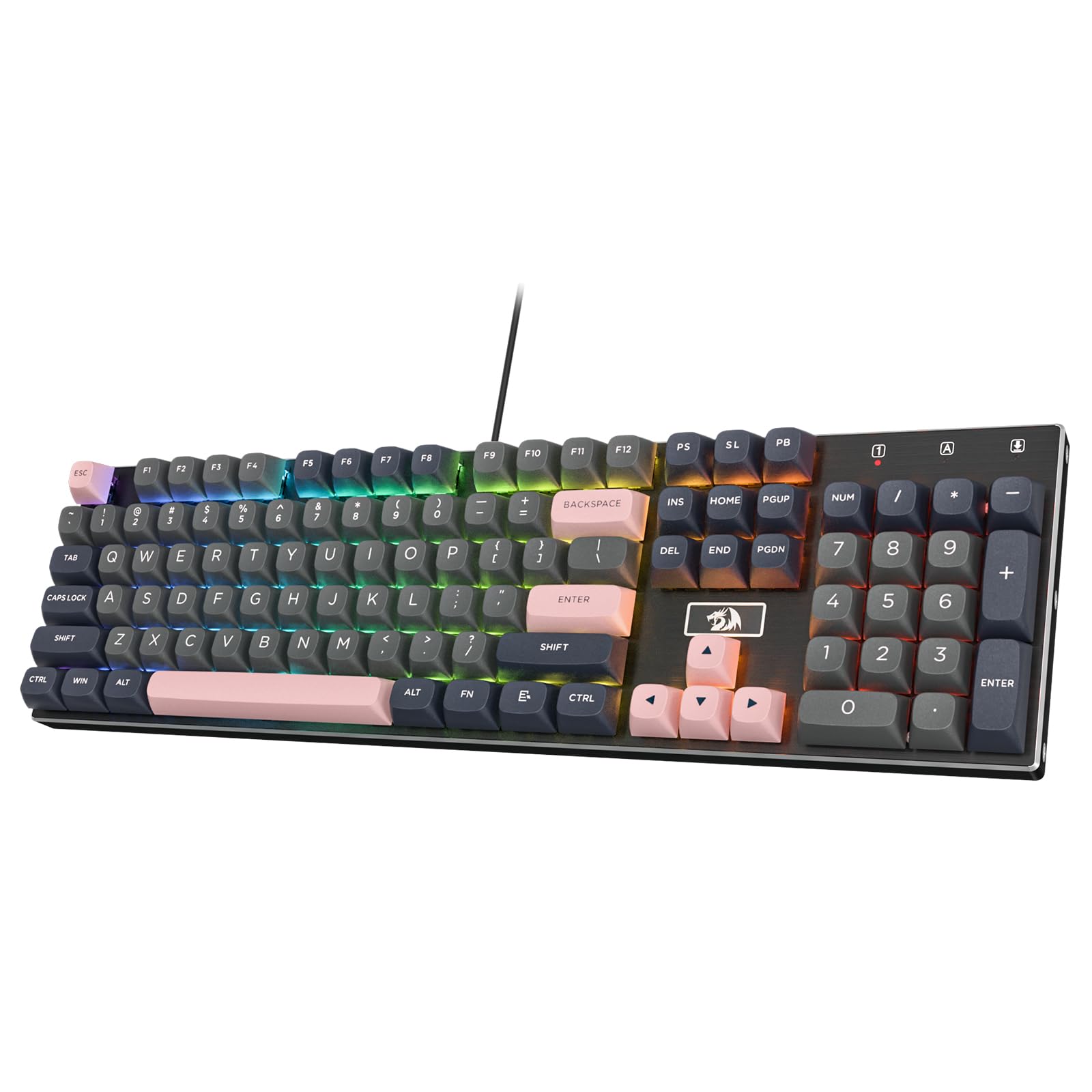 Foto 2 pulgar | Teclado Para Juegos Redragon K556 Se Con Cable De 104 Teclas Hot-swap - Venta Internacional.