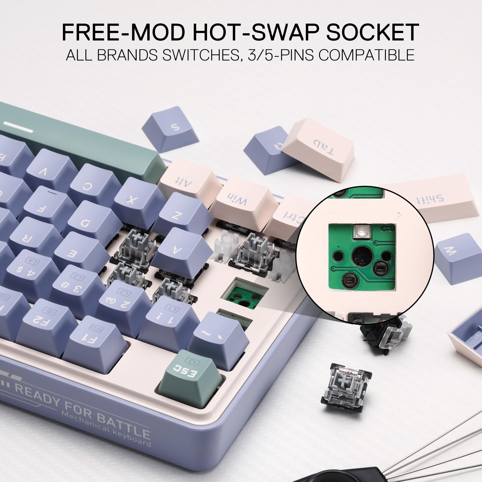 Foto 6 pulgar | Teclado Para Juegos Redragon K685 104 Teclas Con Junta Cableada Rgb - Venta Internacional.