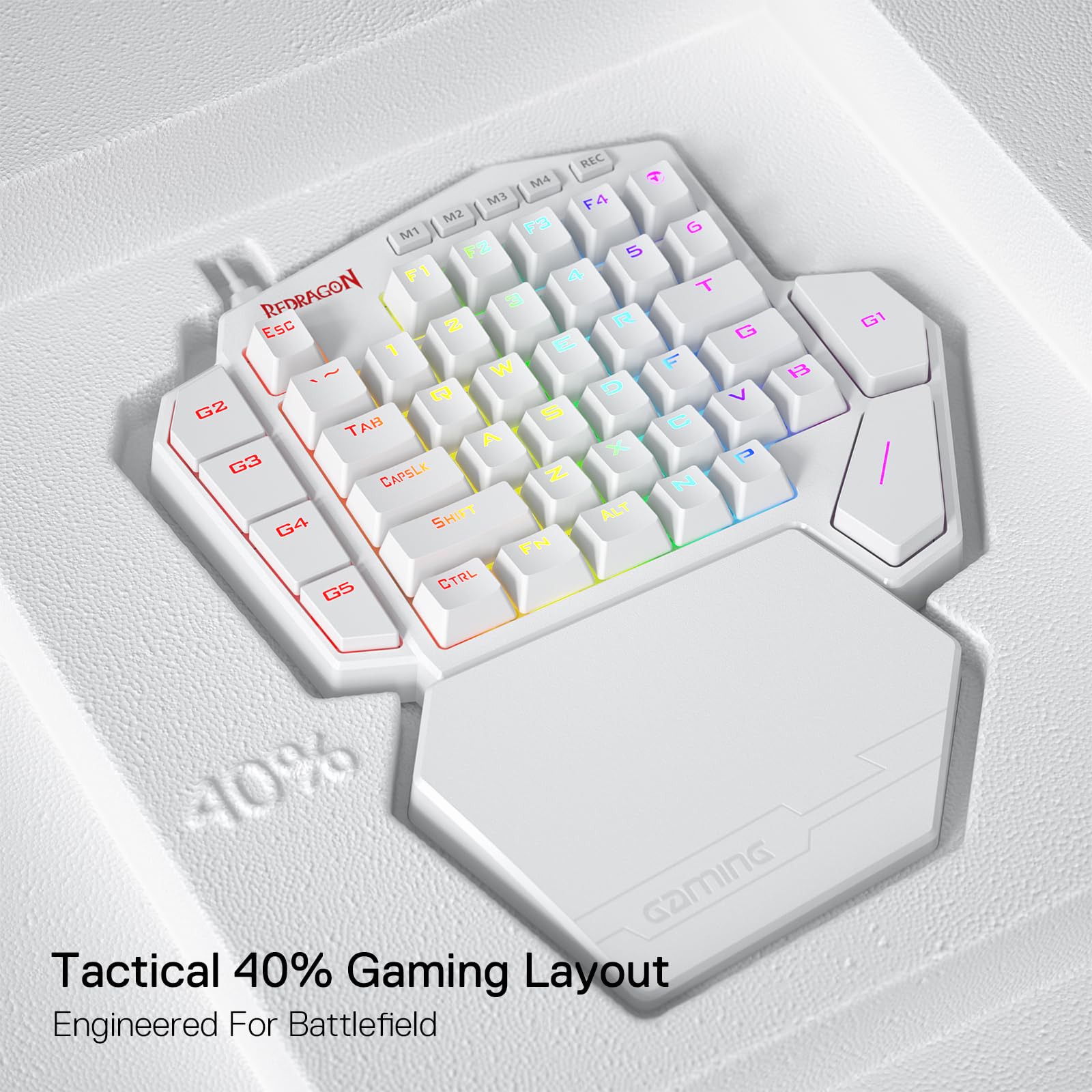 Foto 3 pulgar | Teclado Gaming Redragon K585 Diti Rgb Mechanical 42 Teclas - Venta Internacional.