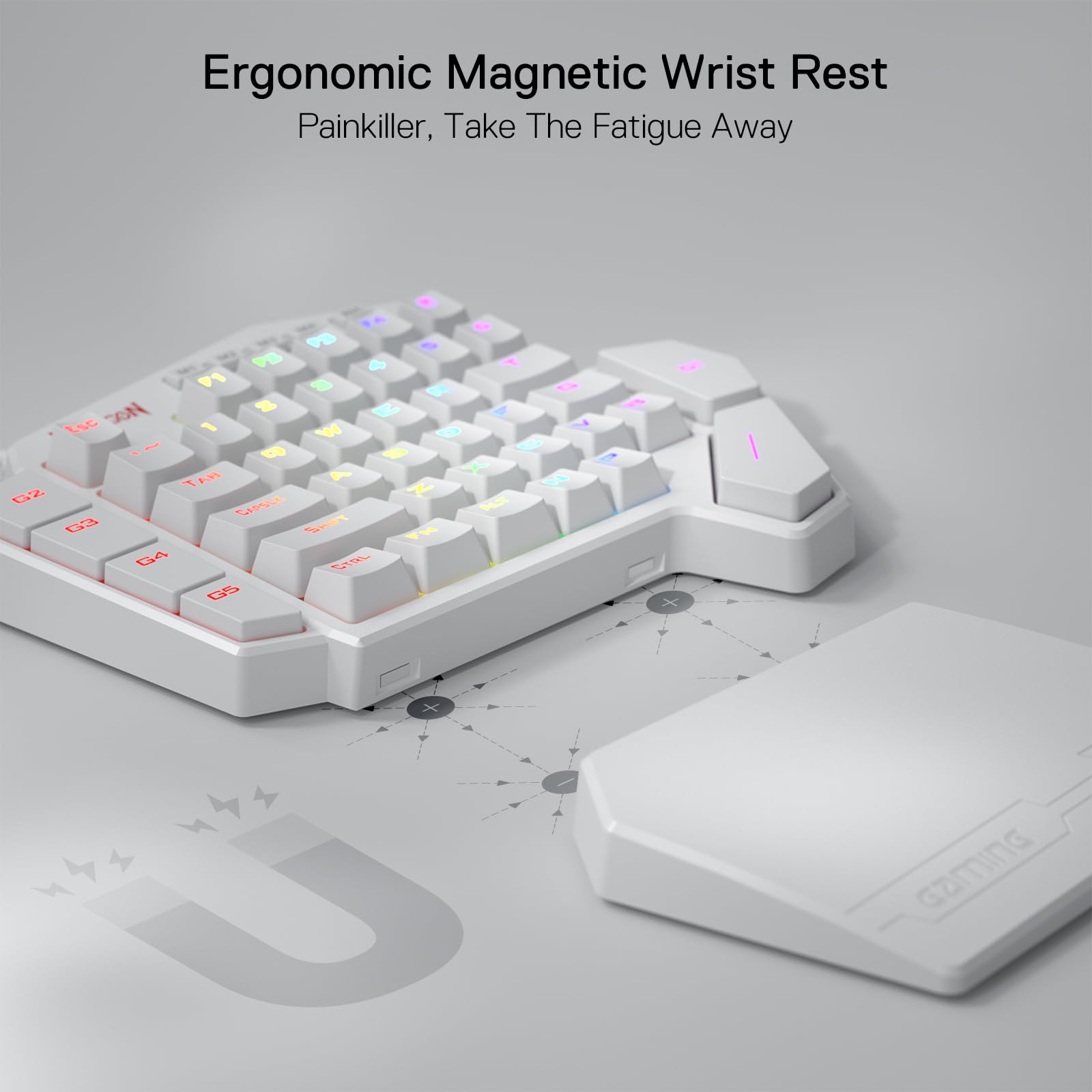 Foto 6 | Teclado Gaming Redragon K585 Diti Rgb Mechanical 42 Teclas - Venta Internacional.