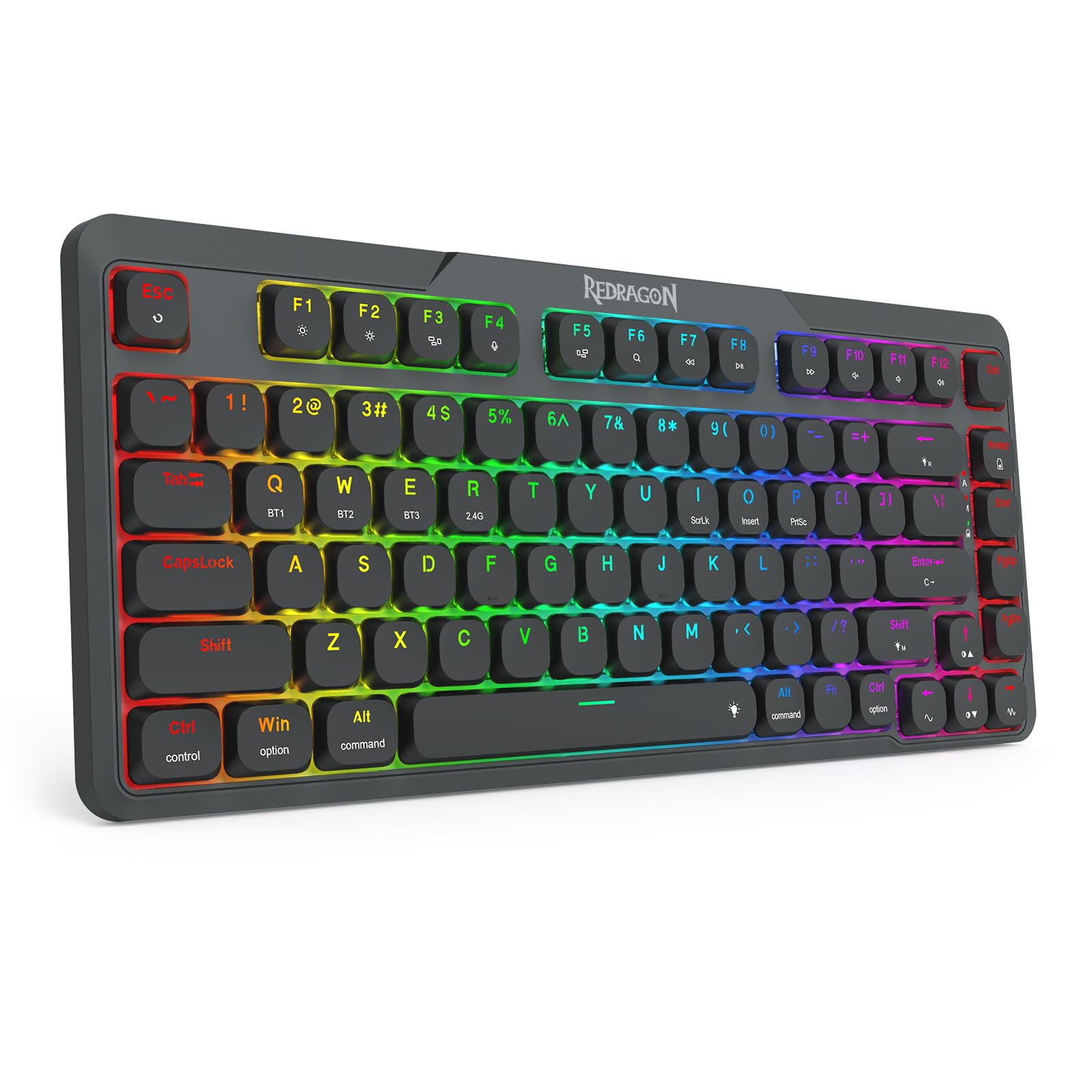 Foto 4 pulgar | Teclado Para Juegos Redragon K706 Pro 75% Inalámbrico Rgb - Venta Internacional.