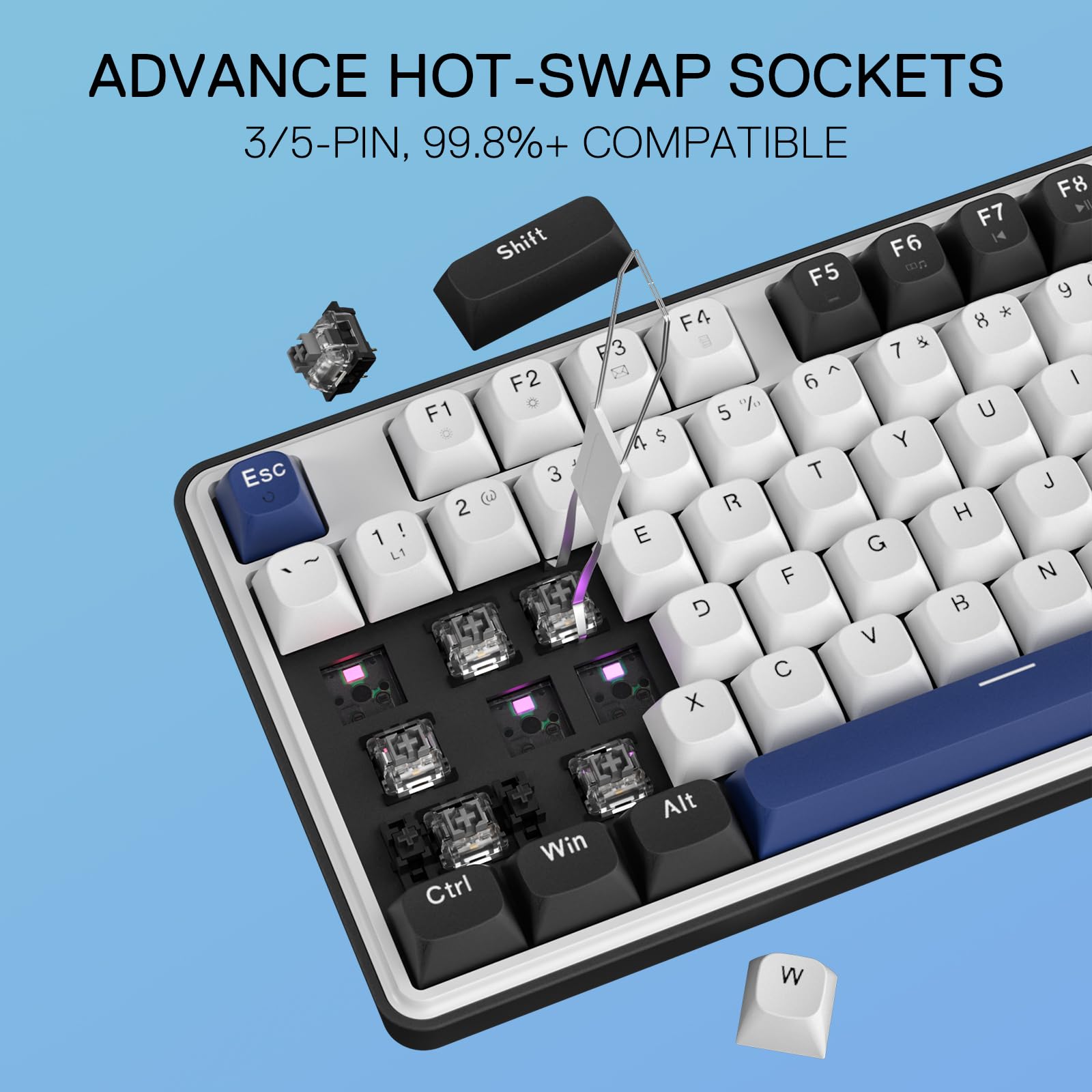 Foto 5 pulgar | Teclado Gaming Redragon K689 Con Junta Cableada Rgb 104 Teclas - Venta Internacional.