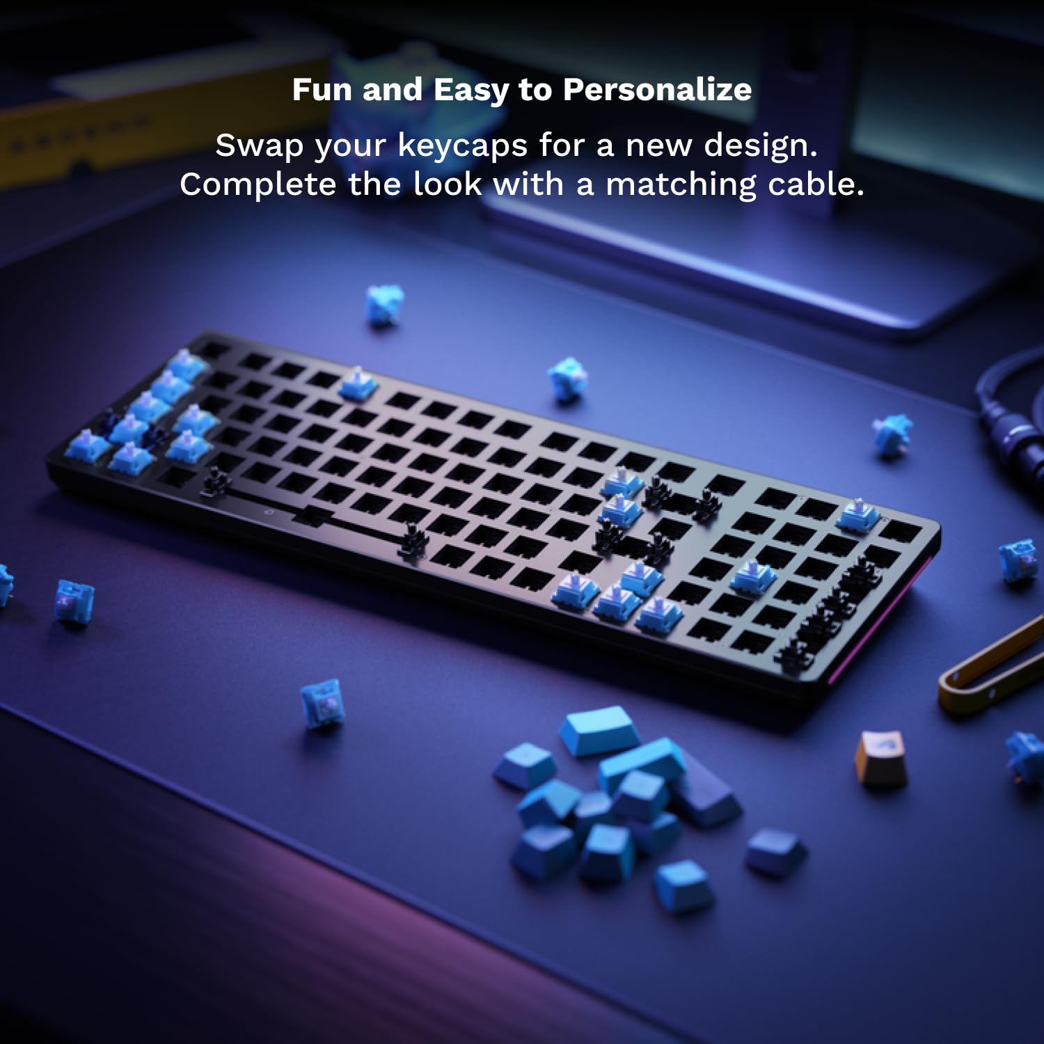 Foto 5 | Teclado Mecánico Para Juegos Glorious Gmmk 2 Hotswap 96% Rgb - Venta Internacional.