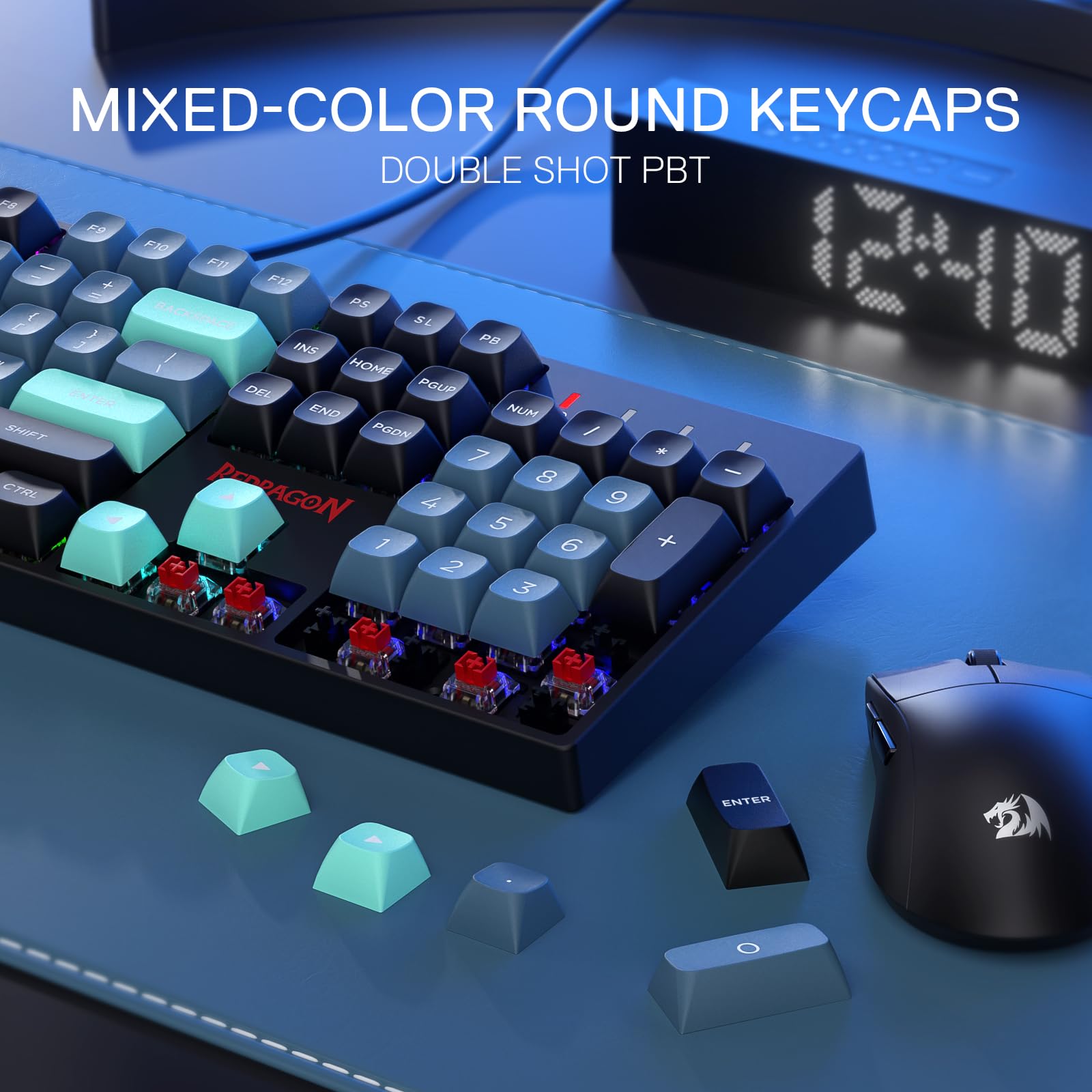 Foto 4 pulgar | Teclado Para Juegos Redragon K582 Se Con Cable Rgb De 104 Teclas - Venta Internacional.