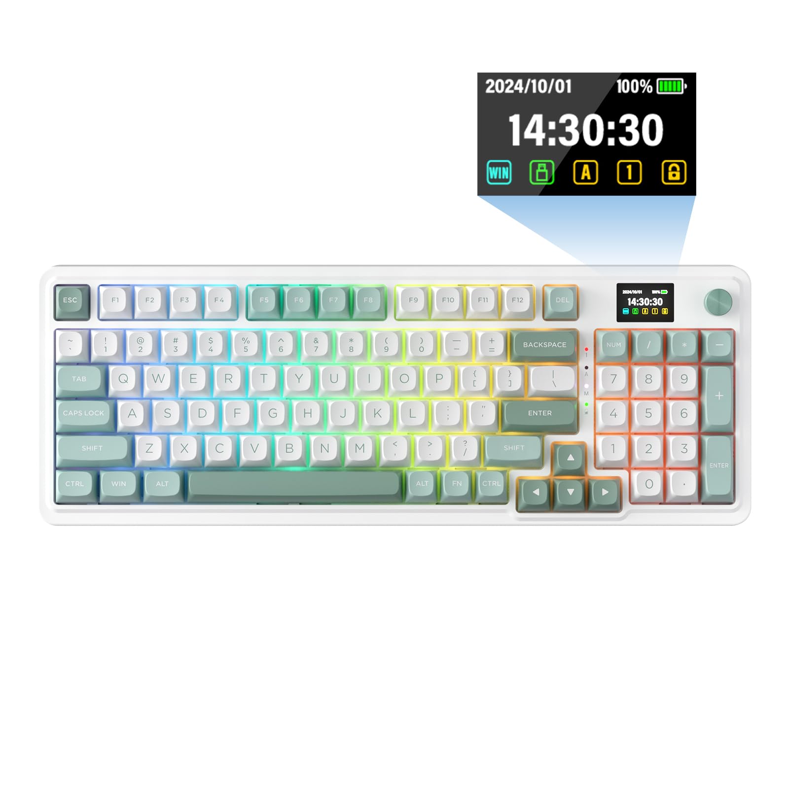 Teclado Gaming Redragon K719 Con Junta Inalámbrica 95 Teclas - Venta Internacional.