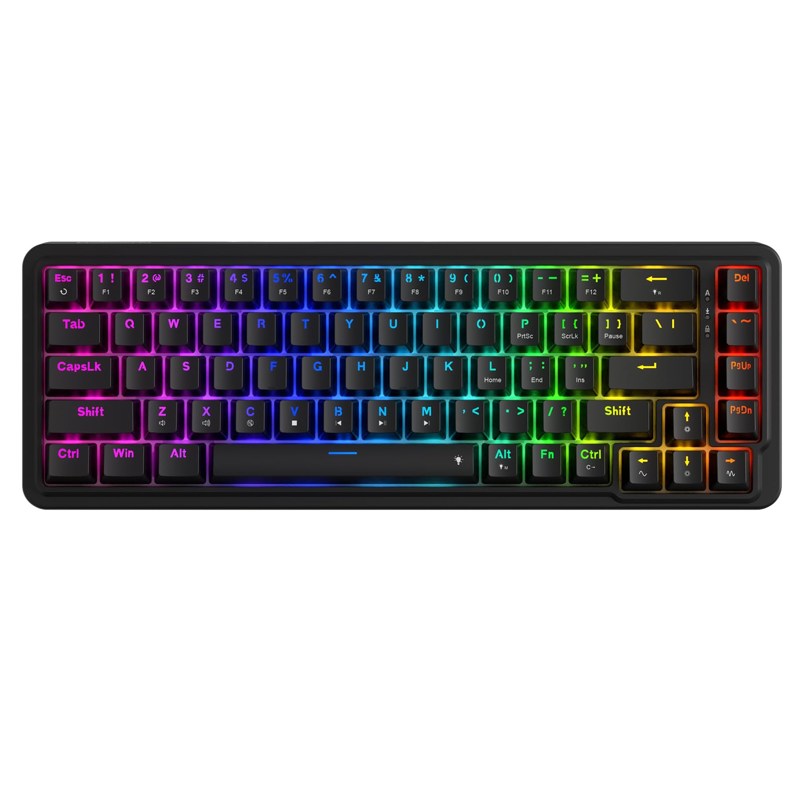 Foto 2 pulgar | Teclado Gaming Redragon K709 65% Con Junta Cableada Rgb 68 Teclas - Venta Internacional.