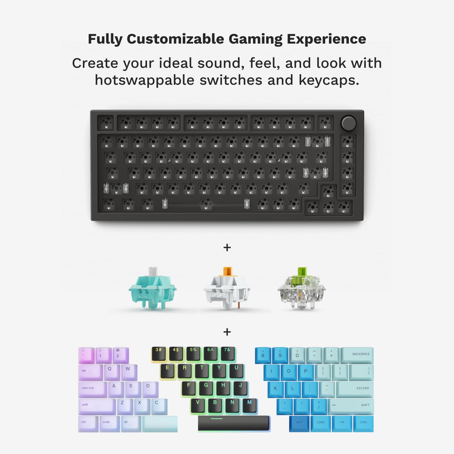 Foto 4 pulgar | Teclado Mecánico Para Juegos Glorious Gmmk Pro 75% Tkl - Venta Internacional.