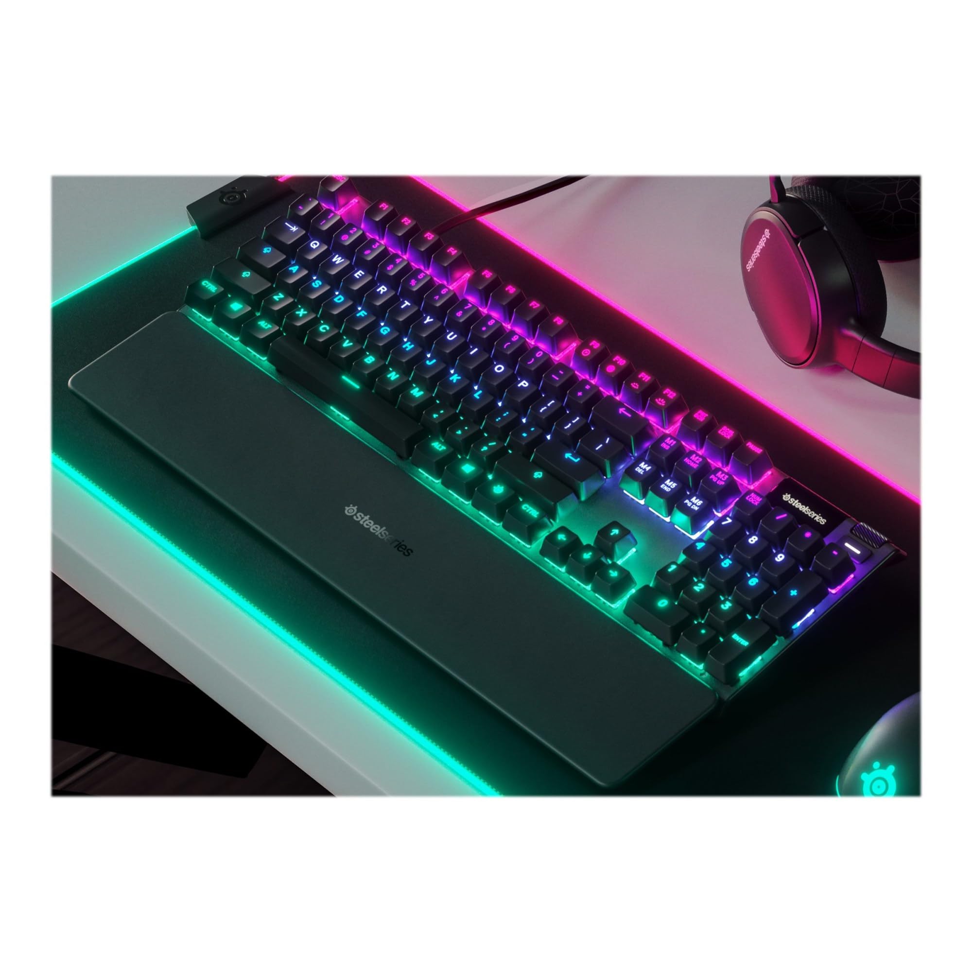 Foto 4 | Teclado Para Juegos Steelseries Apex 5 Hybrid Mechanical Usb - Venta Internacional.