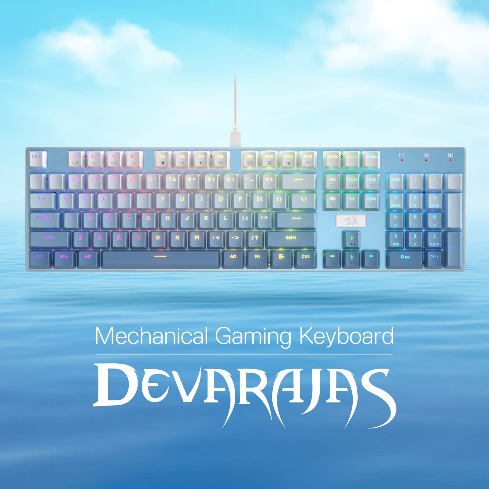 Foto 4 pulgar | Teclado Mecánico Para Juegos Redragon K556 Se Rgb Led - Venta Internacional.