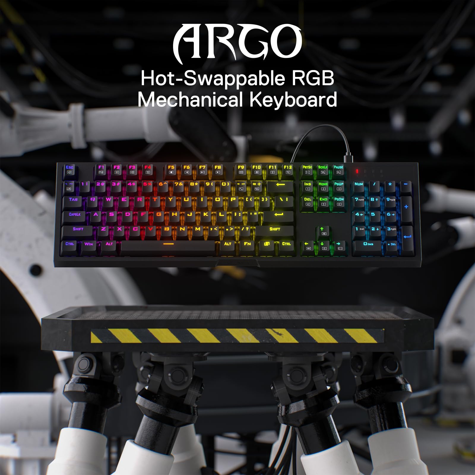 Foto 3 pulgar | Teclado Para Juegos Redragon K670 Rgb Retroiluminado Con 104 Teclas Hot-swap - Venta Internacional.