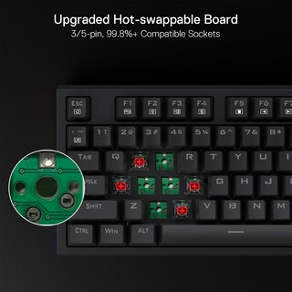 Foto 4 | Teclado Para Juegos Redragon K670 Rgb Retroiluminado Con 104 Teclas Hot-swap - Venta Internacional.