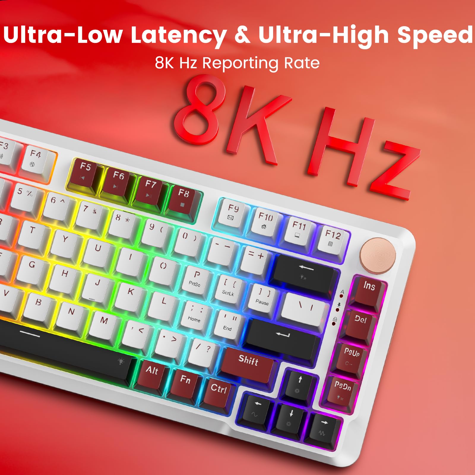 Foto 5 pulgar | Teclado Mecánico Redragon K721 Rapid Trigger Rgb 75% - Venta Internacional.