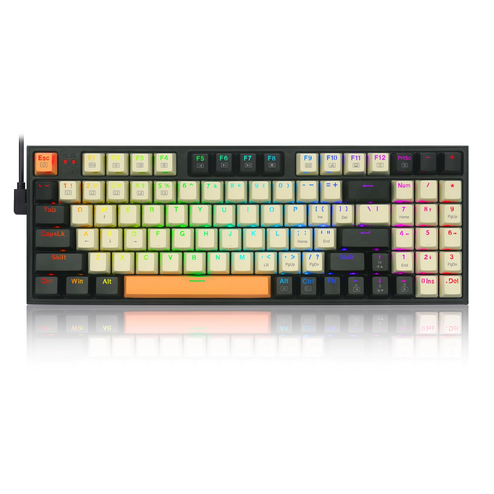 Foto 1 | Teclado Mecánico Para Juegos Redragon K636clo Rgb Retroiluminado - Venta Internacional.