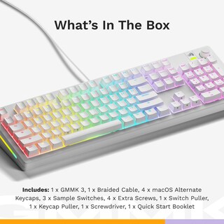 Foto 7 | Teclado Mecánico Para Juegos Glorious Gmmk 3 De Tamaño Completo Blanco - Venta Internacional.