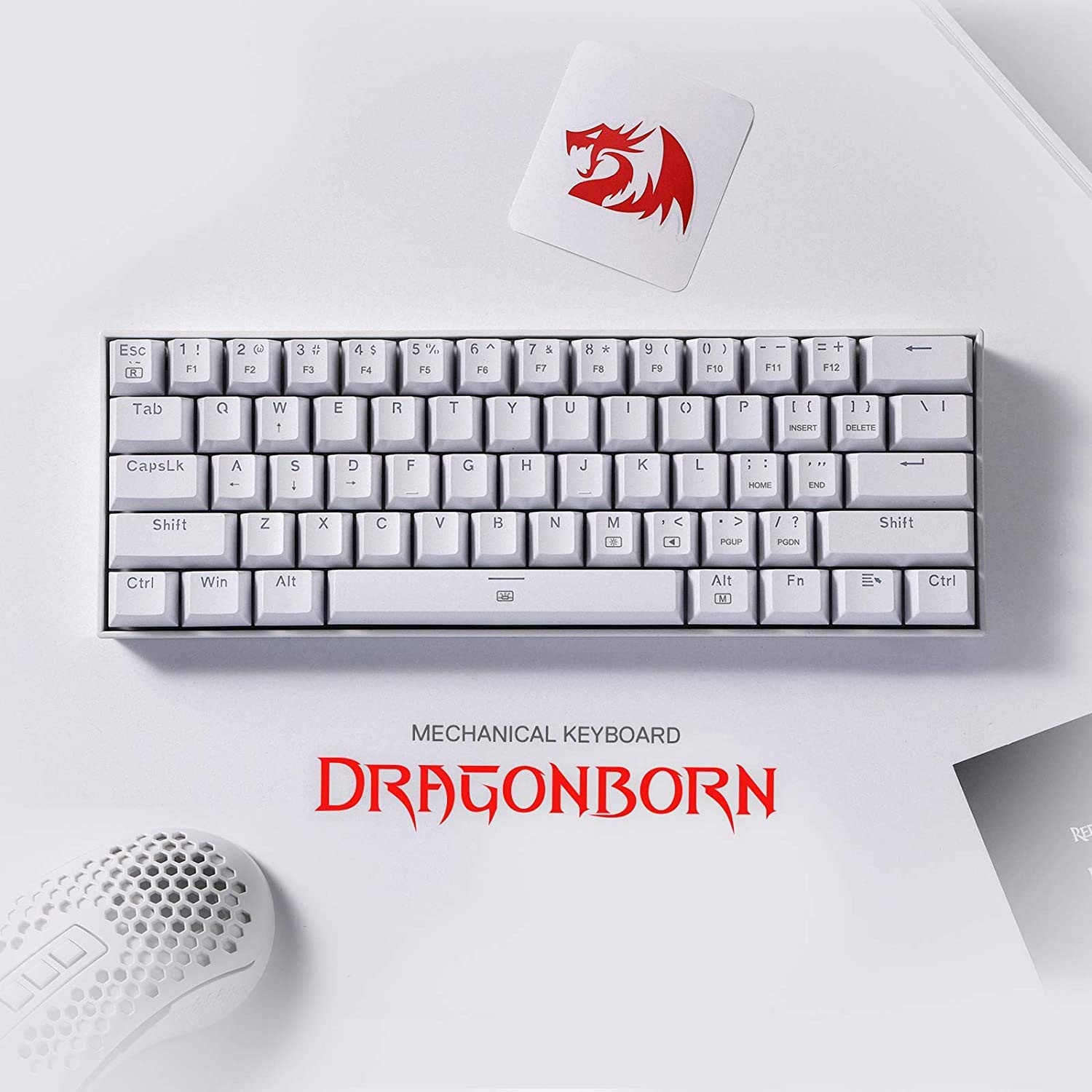 Foto 3 pulgar | Teclado Gaming Redragon K630 Dragonborn 60% Rgb Blue Switch - Venta Internacional.