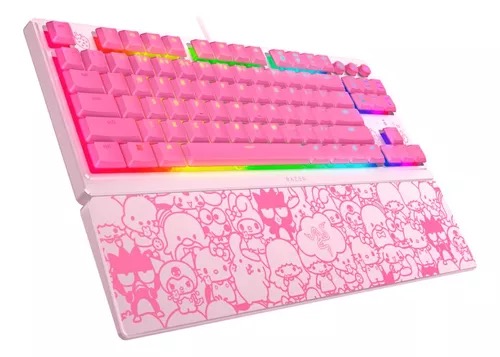 Foto 2 | Teclado Alambrico Razer Ornata V3 Tenkeyless Hello Kitty And Friends Rosa