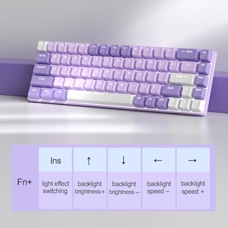Foto 5 | Teclado Mecánico Para Juegos Magegee Mk-box 68 Teclas Con Interruptor Rojo - Venta Internacional.