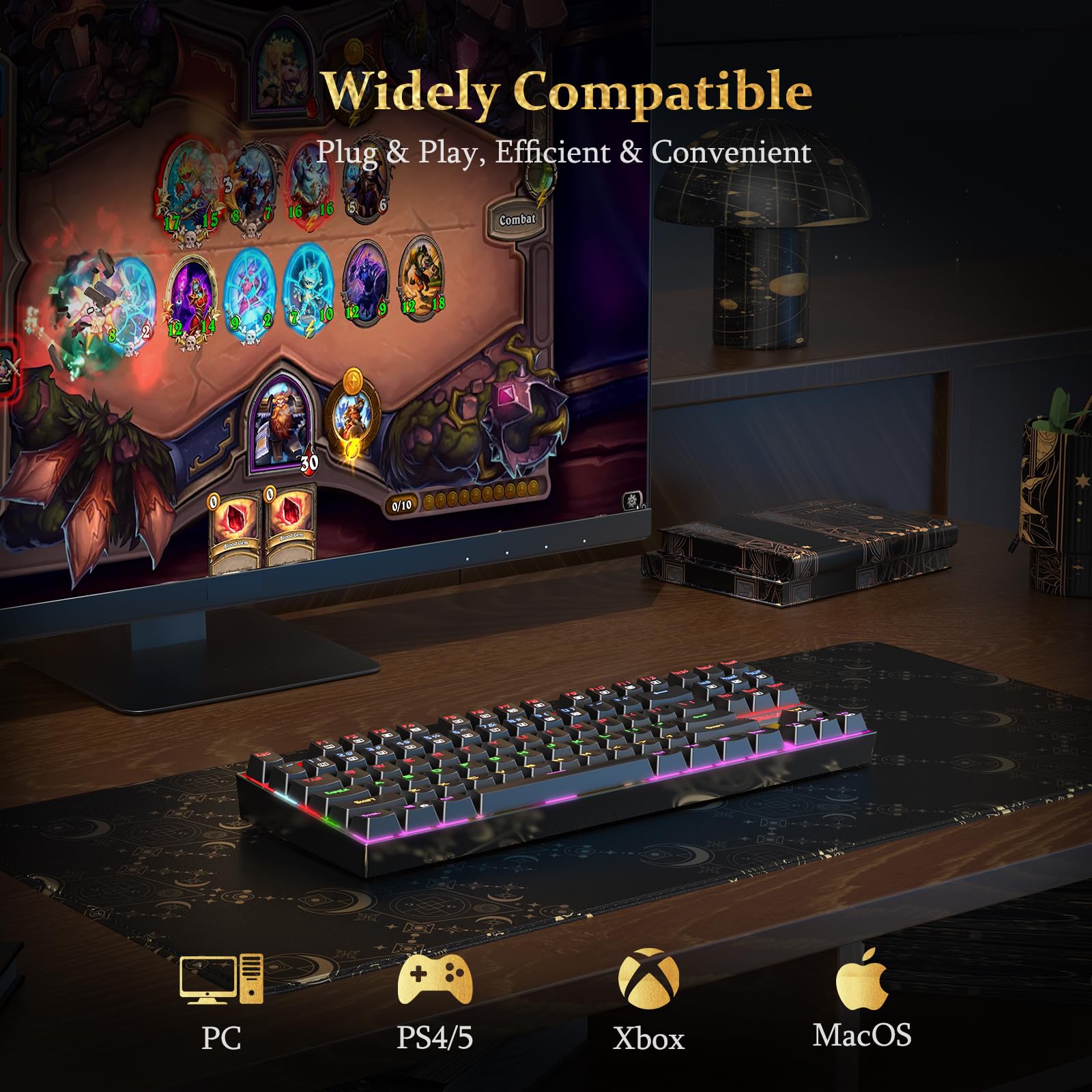 Foto 7 | Teclado Mecánico Para Juegos Redragon K552 87 Teclas Con Retroiluminación Rgb - Venta Internacional.