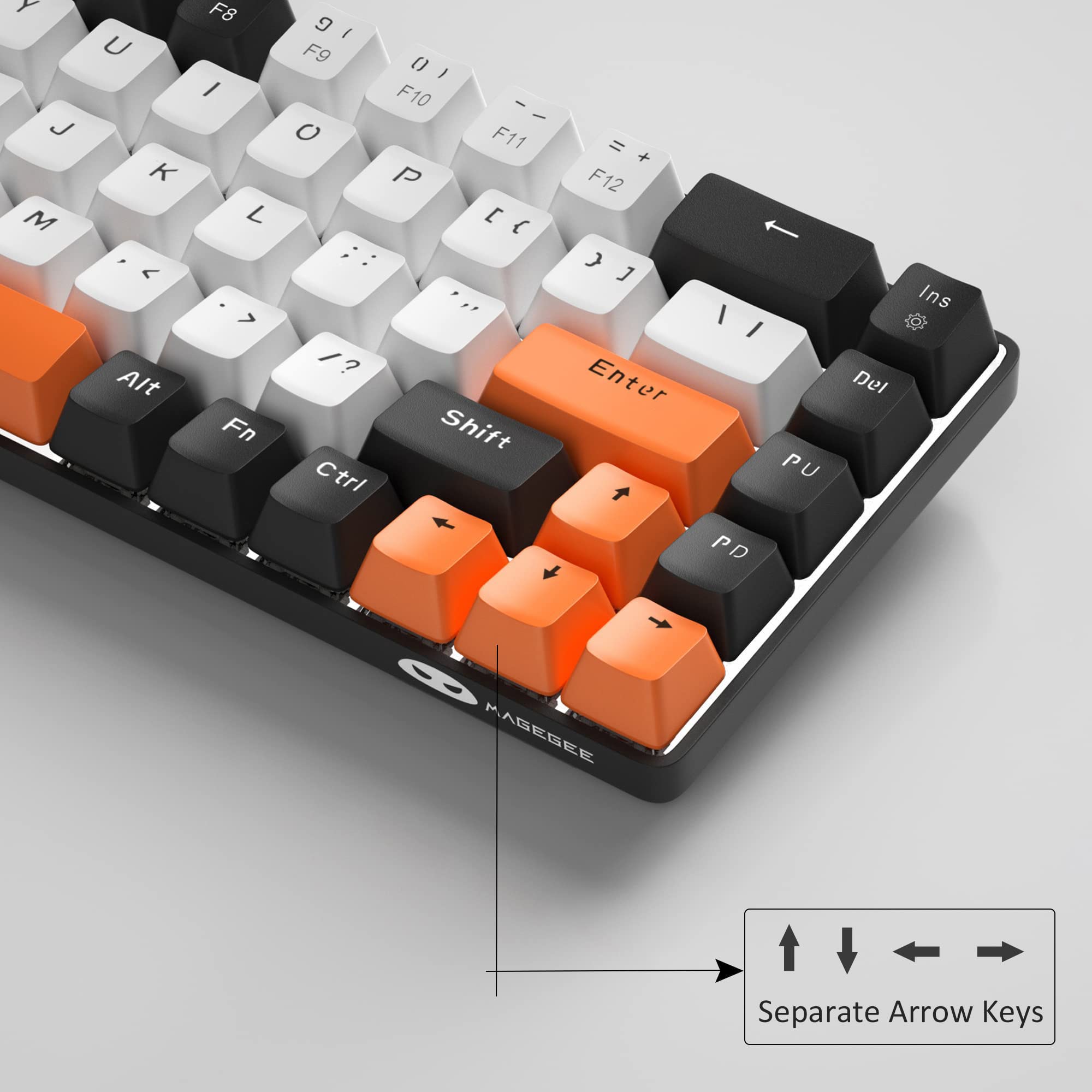 Foto 3 | Teclado Mecánico Para Juegos Magegee Mk-box 68 Teclas Con Interruptor Rojo - Venta Internacional.