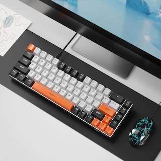Foto 6 | Teclado Mecánico Para Juegos Magegee Mk-box 68 Teclas Con Interruptor Rojo - Venta Internacional.
