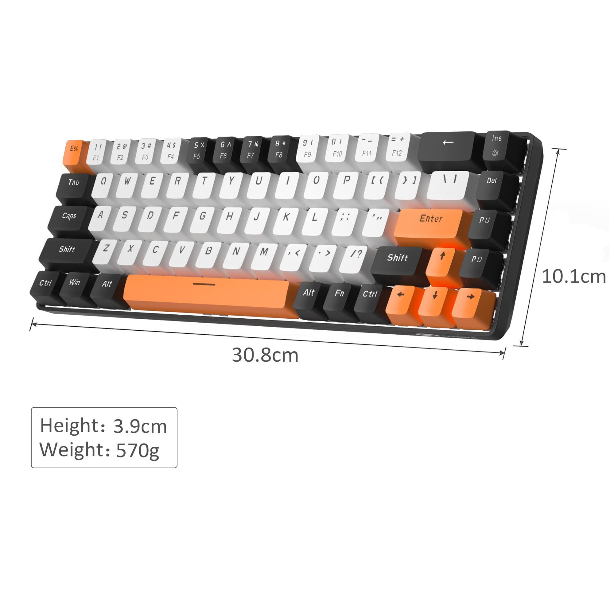 Foto 7 | Teclado Mecánico Para Juegos Magegee Mk-box 68 Teclas Con Interruptor Rojo - Venta Internacional.