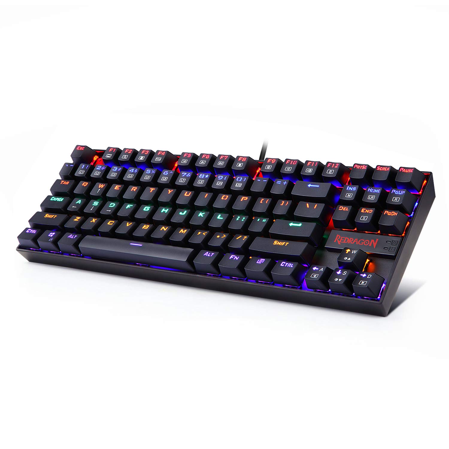 Teclado Mecánico Para Juegos Redragon K552 87 Teclas Con Retroiluminación Rgb - Venta Internacional.