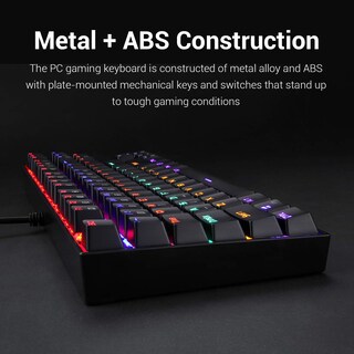 Foto 7 | Teclado Mecánico Para Juegos Redragon K552 87 Teclas Con Retroiluminación Rgb - Venta Internacional.