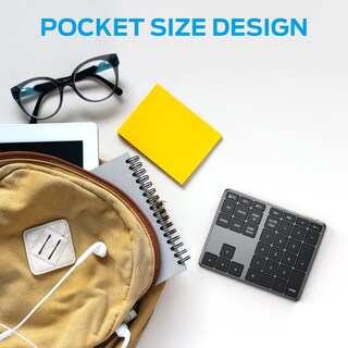 Foto 5 | Teclado Numérico Bluetooth Iclever Kp10 De Aluminio Para Múltiples Dispositivos - Venta Internacional.