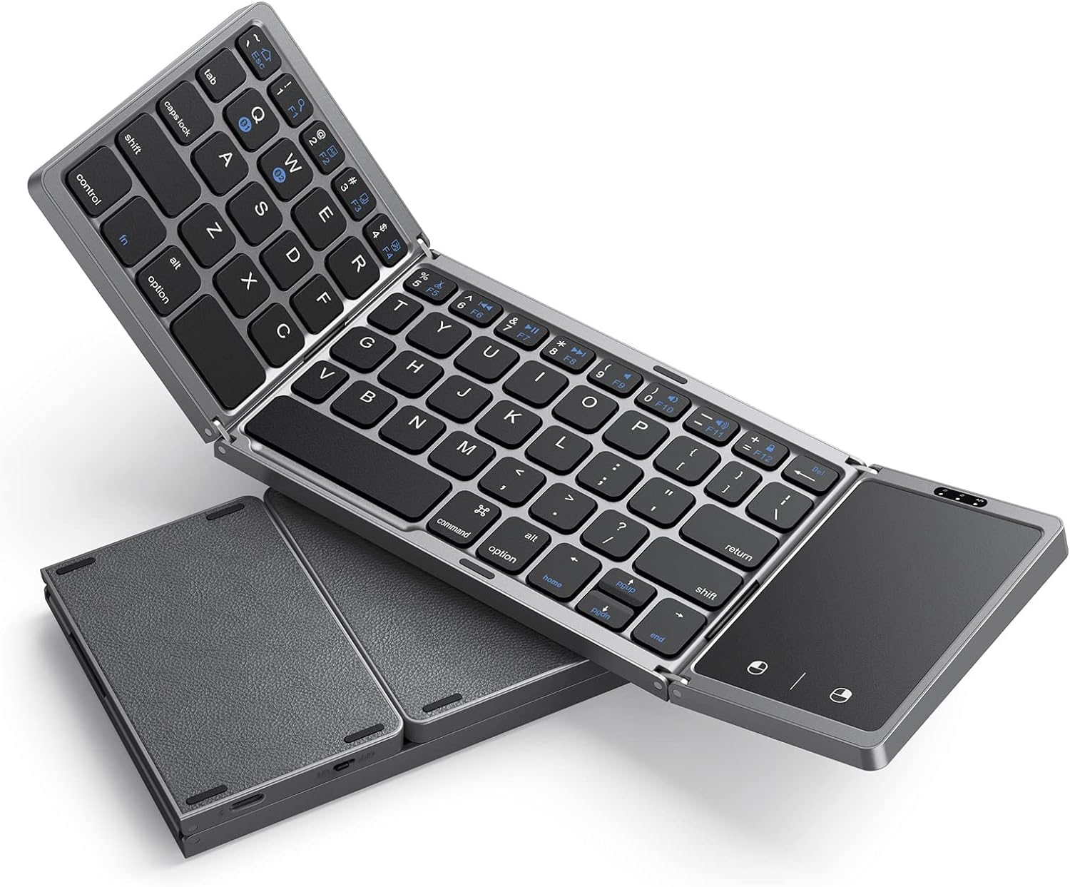 Foto 2 pulgar | Teclado Bluetooth Plegable Seenda Tri-plegable Con Panel Táctil - Venta Internacional.